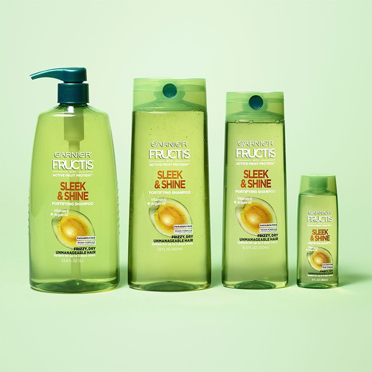 sleek and shine shampoo family - for frizzy hair